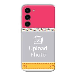 Pink Yellow Customized Printed Back Cover for Samsung Galaxy S23