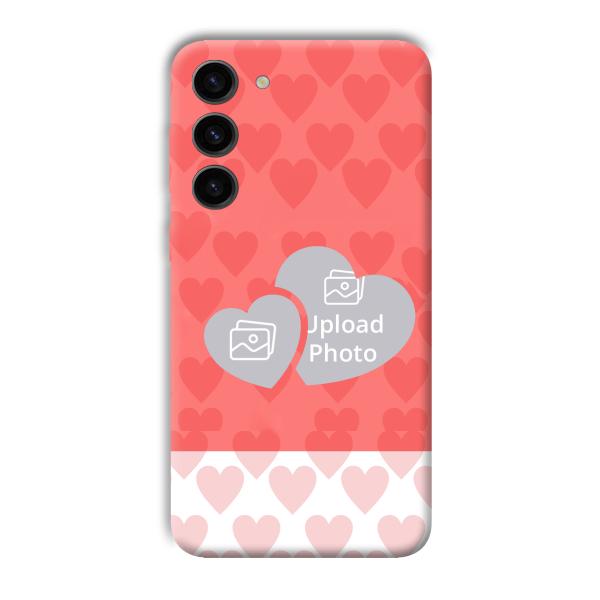 2 Hearts Customized Printed Back Cover for Samsung Galaxy S23