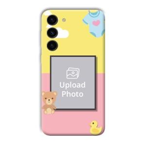 Teddy Bear Baby Design Customized Printed Back Cover for Samsung Galaxy S23