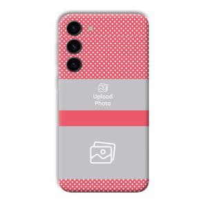 Pink Polka Customized Printed Back Cover for Samsung Galaxy S23