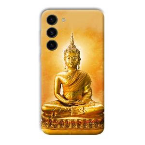 Golden Buddha Phone Customized Printed Back Cover for Samsung Galaxy S23