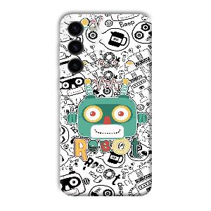 Animated Robot Phone Customized Printed Back Cover for Samsung Galaxy S23