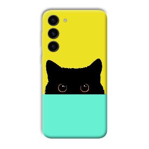 Black Cat Phone Customized Printed Back Cover for Samsung Galaxy S23