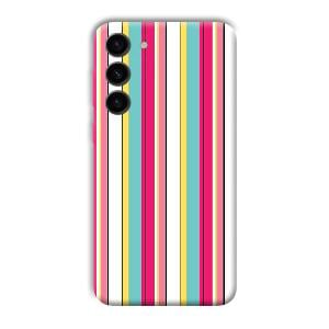 Lines Pattern Phone Customized Printed Back Cover for Samsung Galaxy S23