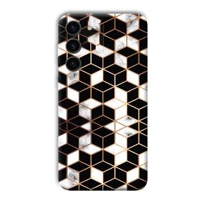 Black Cubes Phone Customized Printed Back Cover for Samsung Galaxy S23