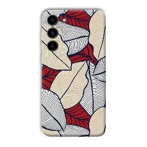 Leafy Pattern Phone Customized Printed Back Cover for Samsung Galaxy S23