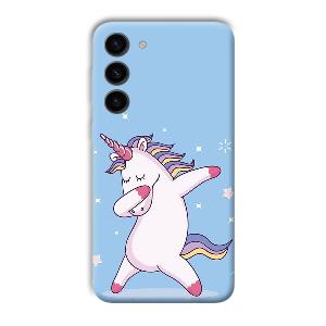 Unicorn Dab Phone Customized Printed Back Cover for Samsung Galaxy S23