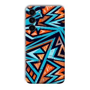 Zig Zag Pattern Phone Customized Printed Back Cover for Samsung Galaxy S23