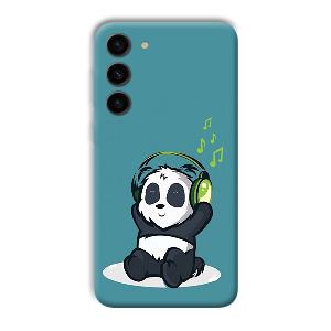 Panda  Phone Customized Printed Back Cover for Samsung Galaxy S23