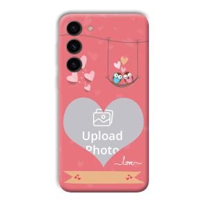Love Birds Design Customized Printed Back Cover for Samsung S23+