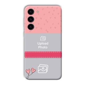 Pinkish Design Customized Printed Back Cover for Samsung S23+