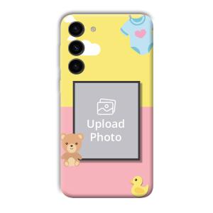 Teddy Bear Baby Design Customized Printed Back Cover for Samsung S23+