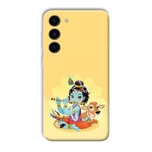 Baby Krishna Phone Customized Printed Back Cover for Samsung S23+