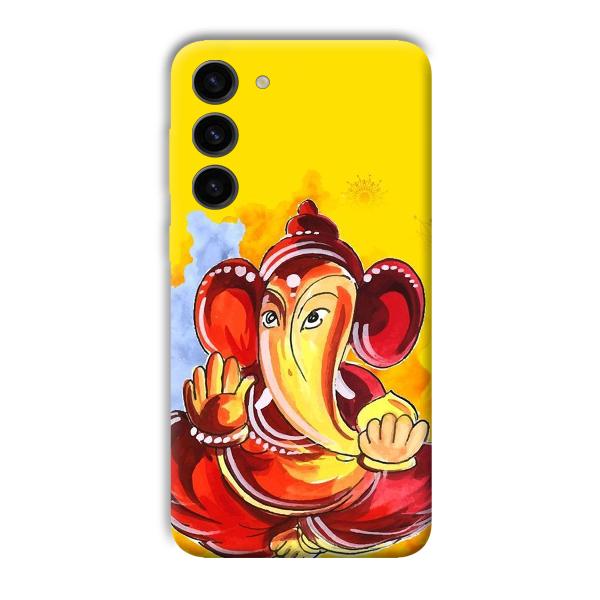 Ganesha Ji Phone Customized Printed Back Cover for Samsung S23+