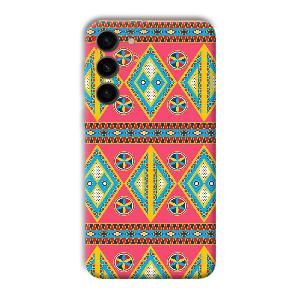 Colorful Rhombus Phone Customized Printed Back Cover for Samsung S23+