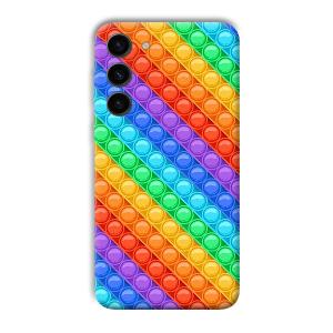 Colorful Circles Phone Customized Printed Back Cover for Samsung S23+