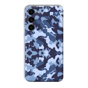 Blue Patterns Phone Customized Printed Back Cover for Samsung S23+