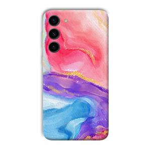 Water Colors Phone Customized Printed Back Cover for Samsung S23+