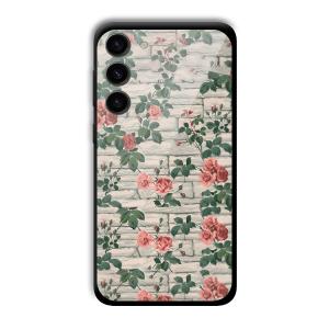 Flowers Customized Printed Glass Back Cover for Samsung S23+