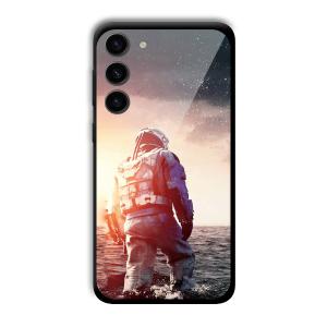 Interstellar Traveller Customized Printed Glass Back Cover for Samsung S23+