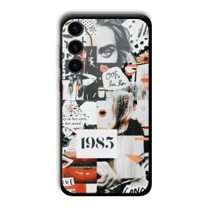 1985 Customized Printed Glass Back Cover for Samsung S23+