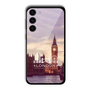 London Customized Printed Glass Back Cover for Samsung S23+