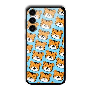 Laughing Cub Customized Printed Glass Back Cover for Samsung S23+