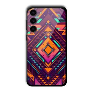 Purple Prism Customized Printed Glass Back Cover for Samsung S23+