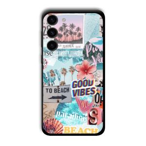 To the Beach Customized Printed Glass Back Cover for Samsung S23+