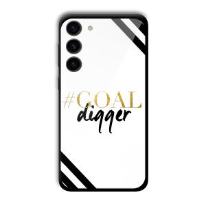 Goal Digger Customized Printed Glass Back Cover for Samsung S23+