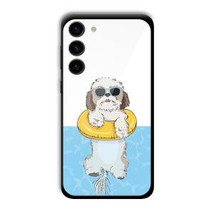 Cool Dog Customized Printed Glass Back Cover for Samsung S23+
