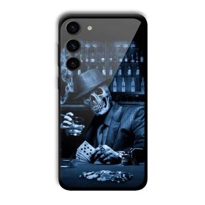 Scary Man Customized Printed Glass Back Cover for Samsung S23+