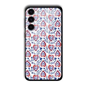 Little Spades Customized Printed Glass Back Cover for Samsung S23+