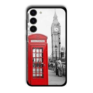 Telephone Retro Customized Printed Glass Back Cover for Samsung S23+