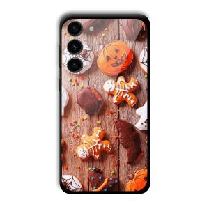 Gingerbread Customized Printed Glass Back Cover for Samsung S23+