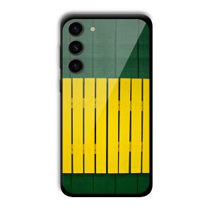 Yellow Fence Customized Printed Glass Back Cover for Samsung