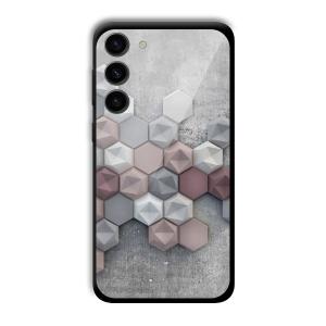 Blocks of Grey Customized Printed Glass Back Cover for Samsung
