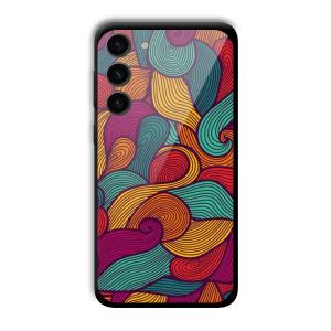Curved Colors Customized Printed Glass Back Cover for Samsung