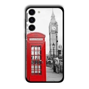 Telephone Retro Customized Printed Glass Back Cover for Samsung Galaxy S23