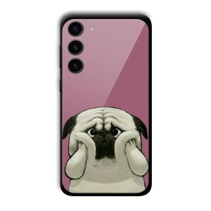 Chubby Dogo Customized Printed Glass Back Cover for Samsung Galaxy S23