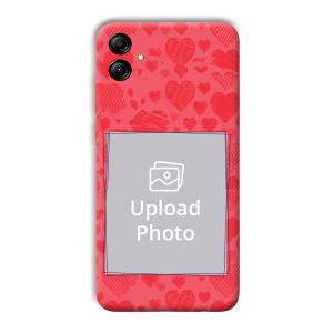Red Hearts Customized Printed Back Cover for Samsung Galaxy A04e