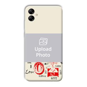 LOVE Customized Printed Back Cover for Samsung Galaxy A04e