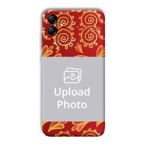 Red Design Customized Printed Back Cover for Samsung Galaxy A04e