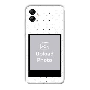 White Background  Customized Printed Back Cover for Samsung Galaxy A04e