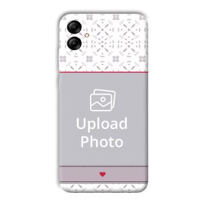Fabric Print Customized Printed Back Cover for Samsung Galaxy A04e
