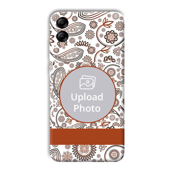 Henna Art Customized Printed Back Cover for Samsung Galaxy A04e