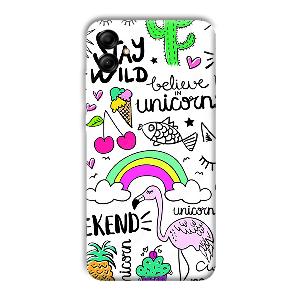 Stay Wild Phone Customized Printed Back Cover for Samsung Galaxy A04e