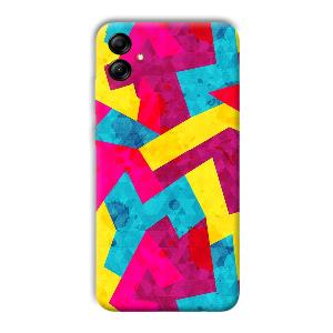 Pink Yellow Pattern Phone Customized Printed Back Cover for Samsung Galaxy A04e