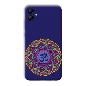 Blue Om Design Phone Customized Printed Back Cover for Samsung Galaxy A04e