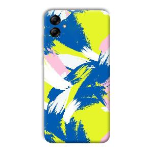 Blue White Pattern Phone Customized Printed Back Cover for Samsung Galaxy A04e